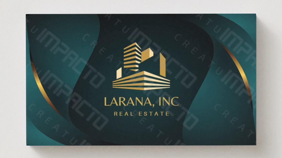 Diseño de tarjeta de bienvenida para nuevos clientes con branding corporativo.