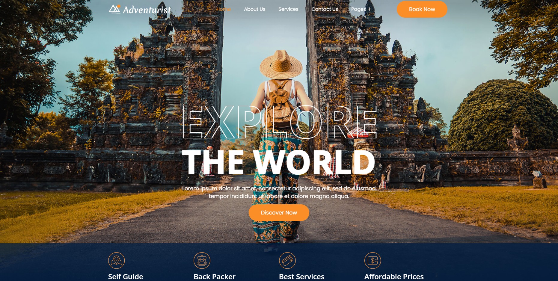 Ejemplo de landing page con Diseño Web Personalizado y optimización SEO.