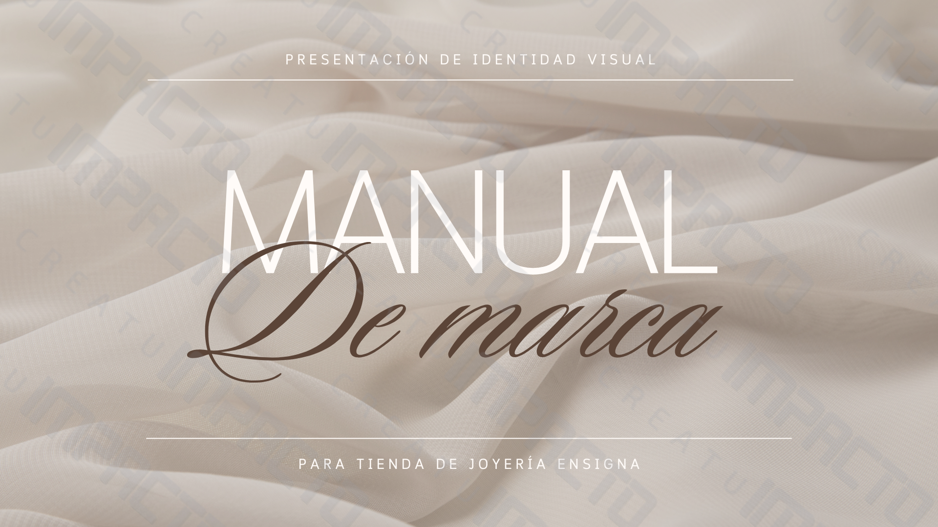 Manual de Identidad Corporativa con logotipo, tipografía y paleta de colores.