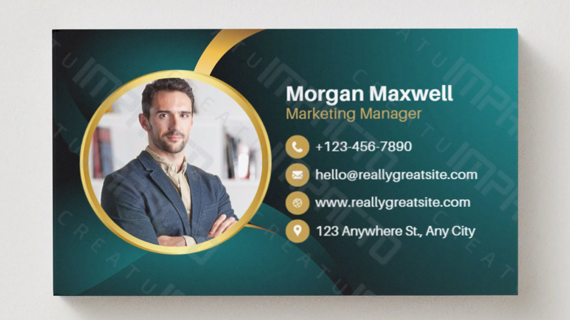Diseño de tarjeta de bienvenida para nuevos clientes con branding corporativo.